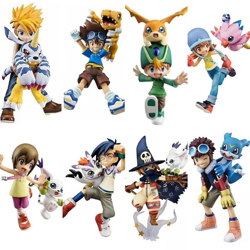 Taichi e Agumon - Action Figure Digimon 15cm