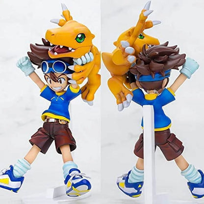 Taichi e Agumon - Action Figure Digimon 15cm
