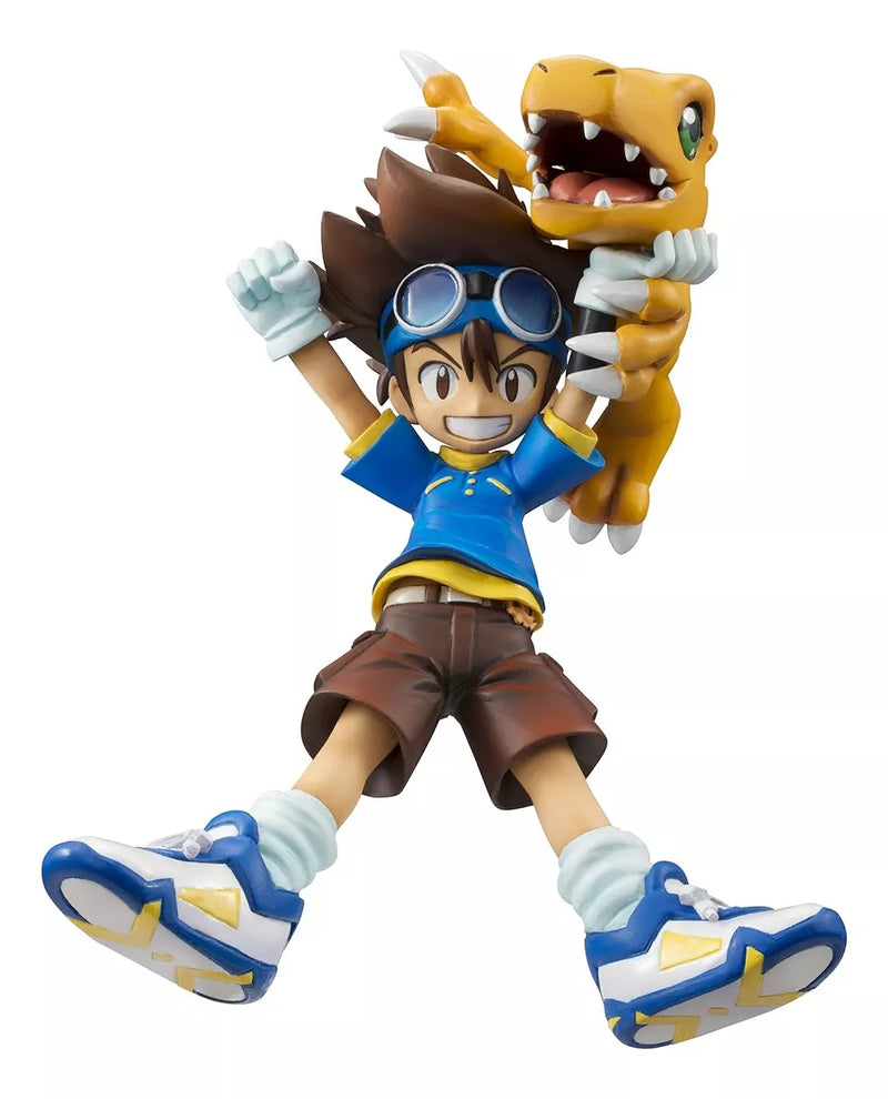 Taichi e Agumon - Action Figure Digimon 15cm