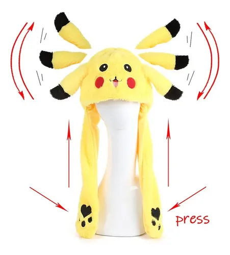 Touca Pikachu (Mexe Orelha)