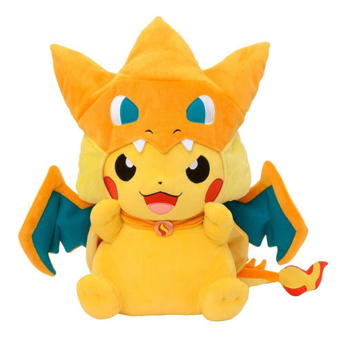 Pikachu Cosplay Mega Charizard Y