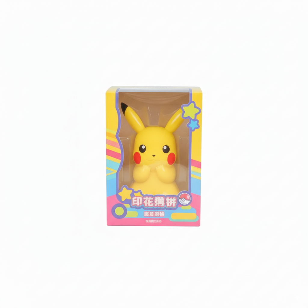Pikachu LEDA - Boneco com Biscoitos - Sabor Panqueca