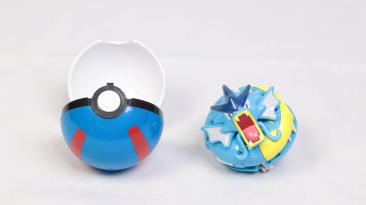 Pokémon Articulado - Gyarados + Great Ball (na Caixa)