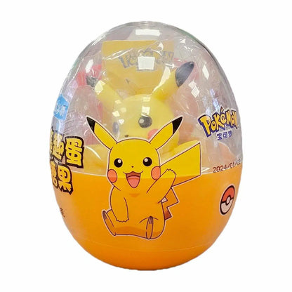 Snack LEDA 8g com boneco do Pikachu - Ovo Transparente