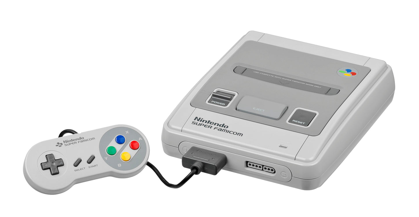 Super Famicom (Super Nintendo Japonês) Completo com 2 Controles