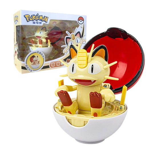 Pokébola Pop Up (caixa) - Meowth