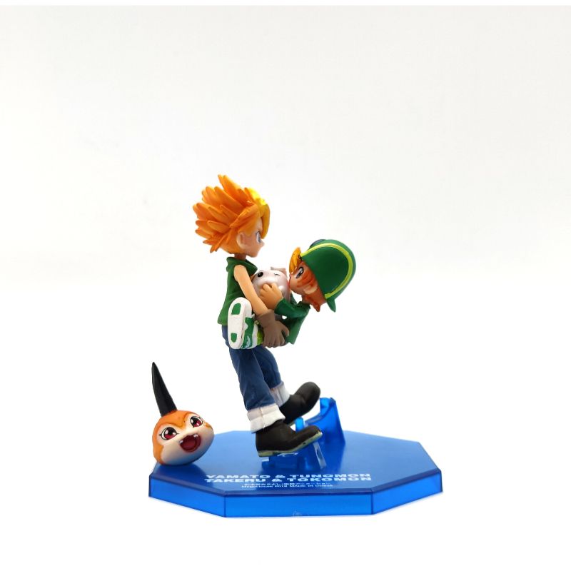 Yamato & Takeru + Tsunomon & Tokomon - Digimon Action Figure 11cm