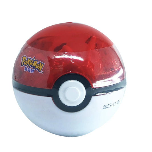 Bala De Goma 20g - Pokébola com Pokémon- Sabor Frutas