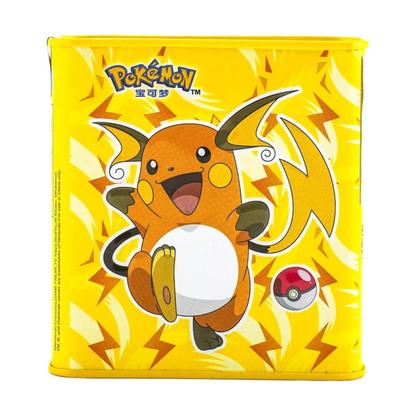 Bala de Goma em Lata (95g) - Pikachu & Raichu - Sabores Limão e Manga