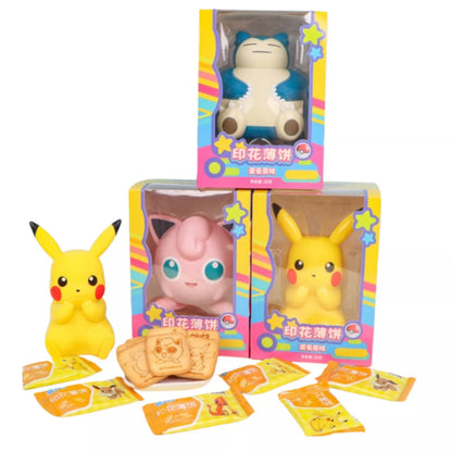 Pikachu LEDA - Boneco com Biscoitos - Sabor Panqueca