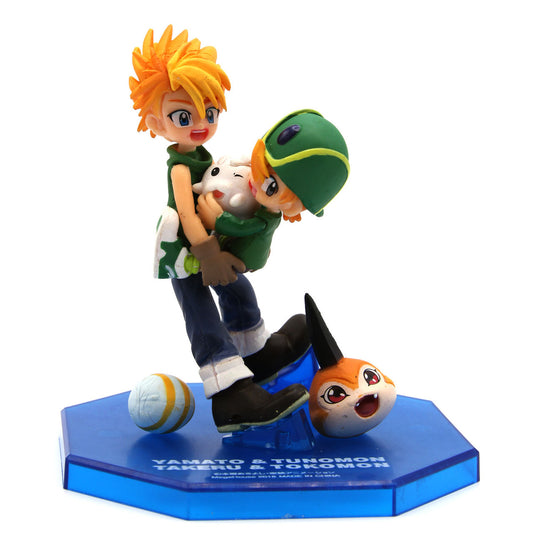 Yamato & Takeru + Tsunomon & Tokomon - Digimon Action Figure 11cm
