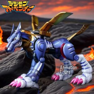 Metal Garurumon Figure 9cm