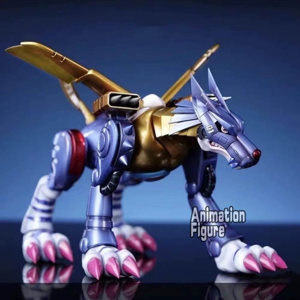 Metal Garurumon Figure 9cm - Imagem 2