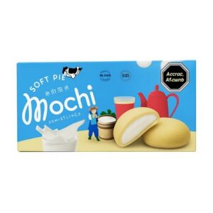 Bolinho de Moti Sabor Leite 120g (Soft Pie Mochi, Milk Flavor)