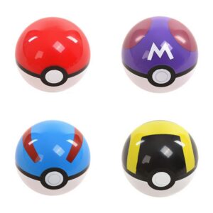 Kit Pokéball Greatball Ultraball E Masterball (4 Un.) + Pkmn